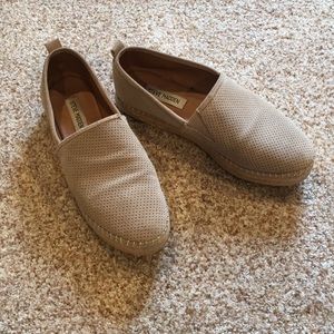 Steve Madden Suede Platform Slip On